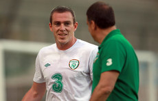 Richard Dunne with Marco Tardelli 29/5/2012